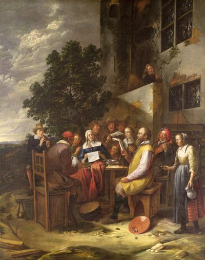 Une fête musicale - Gillis van Tilborgh